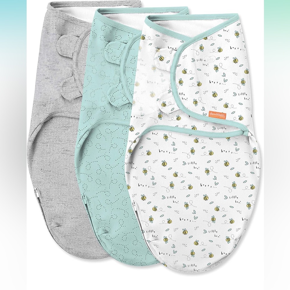 Swaddleme Easy Change Swaddle- Small/Medium (0-3 month) Set of 3